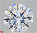 Lab Grown Diamond 3.05 Carats, Round with Ideal Cut, D Color, VVS1 Clarity and Certified by IGI