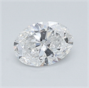 Diamante Natural 0.50 quilates, Ovalado , Color E, claridad SI1 y certificado GIA