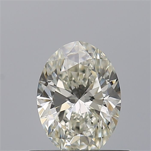 Picture of Natural Diamond 0.50 Carats, Oval with  Cut, I Color, VVS2 Clarity and Certified by IGI