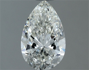 Picture of Natural Diamond 0.60 Carats, Pear with  Cut, I Color, VVS1 Clarity and Certified by GIA