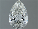 Natural Diamond 0.60 Carats, Pear with  Cut, I Color, VVS1 Clarity and Certified by GIA