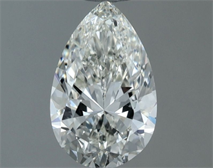 Picture of Natural Diamond 0.60 Carats, Pear with  Cut, I Color, VVS1 Clarity and Certified by GIA