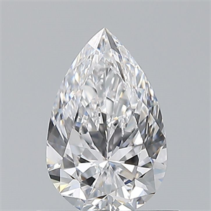Picture of Natural Diamond 0.70 Carats, Pear with  Cut, D Color, VVS1 Clarity and Certified by GIA