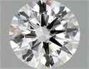 Lab Grown Diamond 0.97 Carats, Round with Ideal Cut, E Color, VS1 Clarity and Certified by IGI