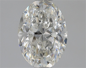 Picture of Natural Diamond 1.30 Carats, Oval with  Cut, G Color, SI1 Clarity and Certified by GIA