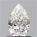 Natural Diamond 0.51 Carats, Pear with  Cut, G Color, VS1 Clarity and Certified by GIA