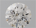Natural Diamond 0.70 Carats, Round with Excellent Cut, F Color, SI2 Clarity and Certified by GIA