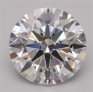 Picture of Lab Grown Diamond 2.09 Carats, Round with Excellent Cut, D Color, IF Clarity and Certified by GIA