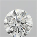 Natural Diamond 1.01 Carats, Round with Excellent Cut, I Color, SI2 Clarity and Certified by GIA