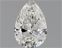 Natural Diamond 0.50 Carats, Pear with  Cut, F Color, VS1 Clarity and Certified by GIA