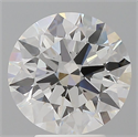 Lab Grown Diamond 4.08 Carats, Round with Ideal Cut, E Color, VVS2 Clarity and Certified by IGI