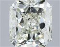 Diamante Natural 5.02 quilates, Radiante , Color J, claridad SI1 y certificado HRD