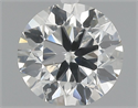 Natural Diamond 1.01 Carats, Round with Very Good Cut, H Color, SI2 Clarity and Certified by GIA