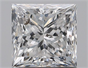 Diamante Natural 1.21 quilates, Princesa , Color E, claridad SI2 y certificado GIA