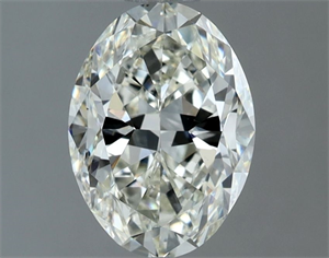 Picture of Natural Diamond 1.30 Carats, Oval with  Cut, I Color, VS1 Clarity and Certified by IGI
