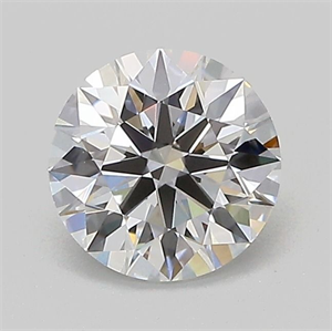 Picture of Lab Grown Diamond 1.01 Carats, Round with Ideal Cut, D Color, VVS2 Clarity and Certified by IGI