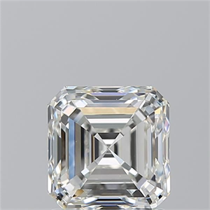 Foto Diamante Natural 1.50 quilates, Asscher , Color H, claridad VVS2 y certificado GIA de