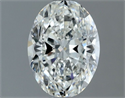 Natural Diamond 0.80 Carats, Oval with  Cut, G Color, VVS1 Clarity and Certified by GIA