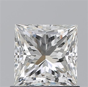 Picture of Natural Diamond 0.92 Carats, Princess with  Cut, J Color, VVS2 Clarity and Certified by GIA