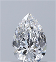 Diamante Natural 0.60 quilates, De pera , Color E, claridad VS1 y certificado GIA