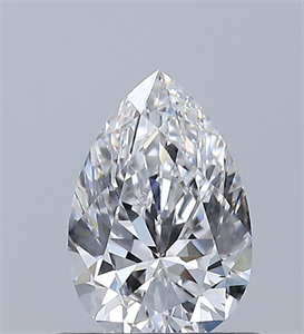 Foto Diamante Natural 0.60 quilates, De pera , Color E, claridad VS1 y certificado GIA de