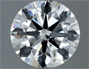 Diamante Natural 2.01 quilates, Redondo , Color H, claridad SI1 y certificado GIA