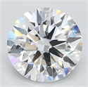 Lab Grown Diamond 4.67 Carats, Round with Excellent Cut, D Color, VVS2 Clarity and Certified by GIA