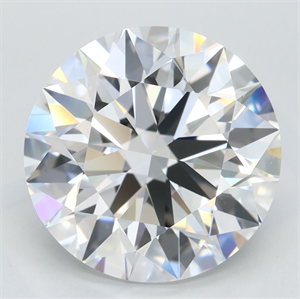 Picture of Lab Grown Diamond 4.67 Carats, Round with Excellent Cut, D Color, VVS2 Clarity and Certified by GIA