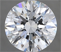 Diamante Natural 2.66 quilates, Redondo , Color D, claridad FL y certificado GIA