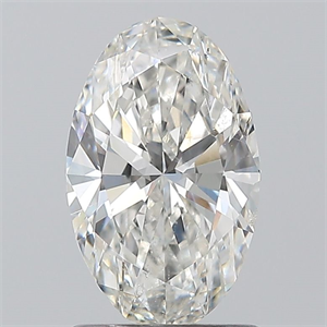 Picture of Natural Diamond 1.20 Carats, Oval with  Cut, H Color, SI2 Clarity and Certified by GIA