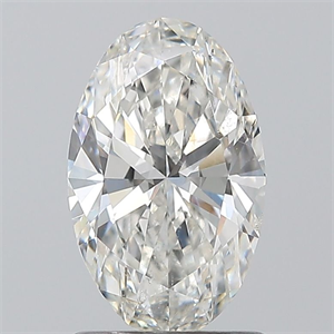 Picture of Natural Diamond 1.20 Carats, Oval with  Cut, H Color, SI2 Clarity and Certified by GIA