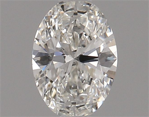 Picture of Natural Diamond 0.52 Carats, Oval with  Cut, G Color, VVS1 Clarity and Certified by GIA