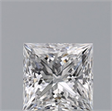 Diamante Natural 0.75 quilates, Princesa , Color D, claridad VS1 y certificado GIA