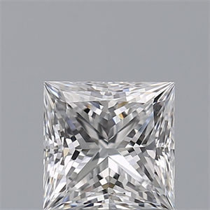 Picture of Natural Diamond 0.75 Carats, Princess with  Cut, D Color, VS1 Clarity and Certified by GIA