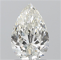 Natural Diamond 1.20 Carats, Pear with  Cut, I Color, SI2 Clarity and Certified by GIA