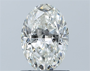 Picture of Natural Diamond 1.01 Carats, Oval with  Cut, H Color, SI2 Clarity and Certified by GIA