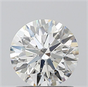 Natural Diamond 1.00 Carats, Round with Excellent Cut, H Color, SI1 Clarity and Certified by GIA