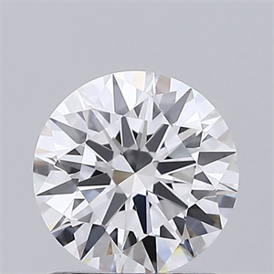 Picture of Lab Grown Diamond 1.05 Carats, Round with Ideal Cut, D Color, VVS2 Clarity and Certified by IGI