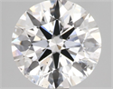 Natural Diamond 2.01 Carats, Round with Excellent Cut, D Color, SI1 Clarity and Certified by GIA