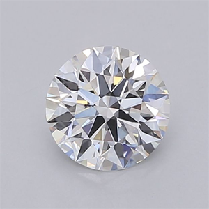 Picture of Lab Grown Diamond 1.02 Carats, Round with Ideal Cut, D Color, VVS2 Clarity and Certified by IGI