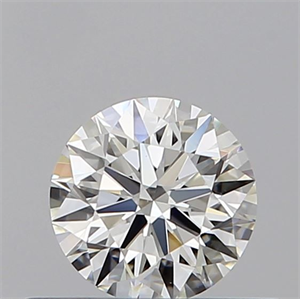 Picture of Natural Diamond 0.40 Carats, Round with Excellent Cut, H Color, VS2 Clarity and Certified by GIA