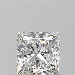 Foto Diamante Natural 0.91 quilates, Princesa , Color E, claridad VS2 y certificado GIA de