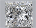 Diamante Natural 1.21 quilates, Princesa , Color F, claridad VS2 y certificado GIA