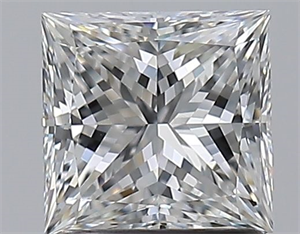 Picture of Natural Diamond 1.21 Carats, Princess with  Cut, F Color, VS2 Clarity and Certified by GIA