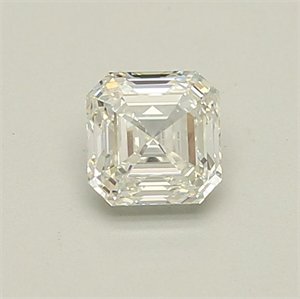 Picture of Natural Diamond 0.70 Carats, Asscher with  Cut, G Color, VVS2 Clarity and Certified by GIA