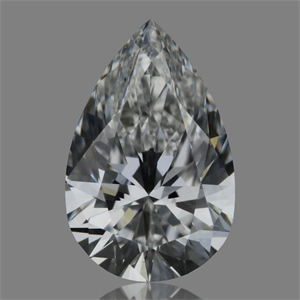 Picture of Natural Diamond 0.51 Carats, Pear with  Cut, D Color, VVS1 Clarity and Certified by GIA