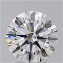 Natural Diamond 2.71 Carats, Round with Excellent Cut, E Color, VS2 Clarity and Certified by GIA