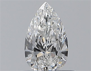 Picture of Natural Diamond 0.47 Carats, Pear with  Cut, F Color, VS1 Clarity and Certified by GIA