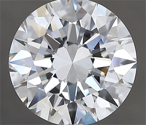 Foto Diamante Natural 3.00 quilates, Redondo , Color D, claridad VVS2 y certificado GIA de