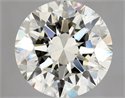 Natural Diamond 4.01 Carats, Round with Excellent Cut, L Color, VVS1 Clarity and Certified by GIA